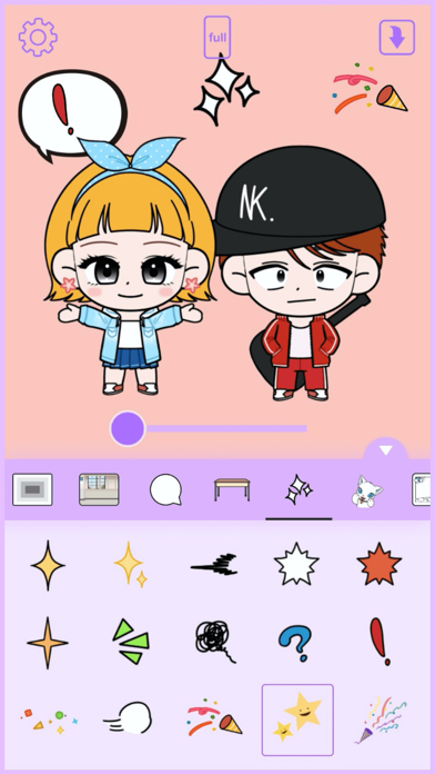 K-pop Webtoon Character Mini Screenshot