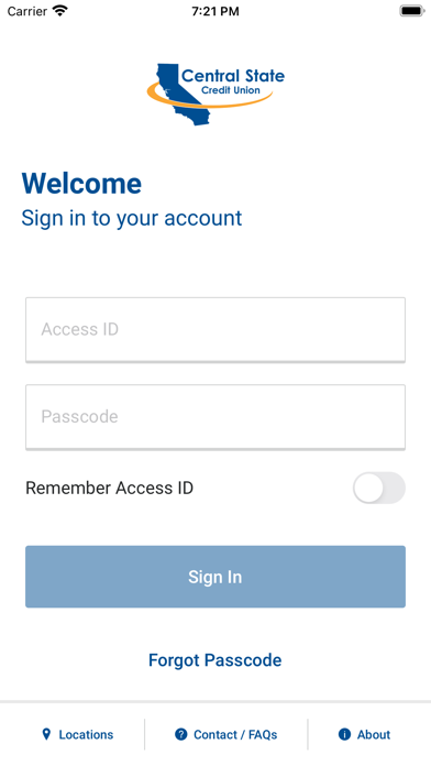 Central State CU Screenshot
