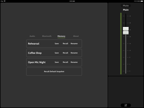 Mackie FreePlay Connect iPad screenshot