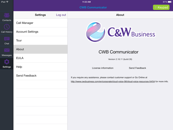Screenshot #4 pour CWB Communicator