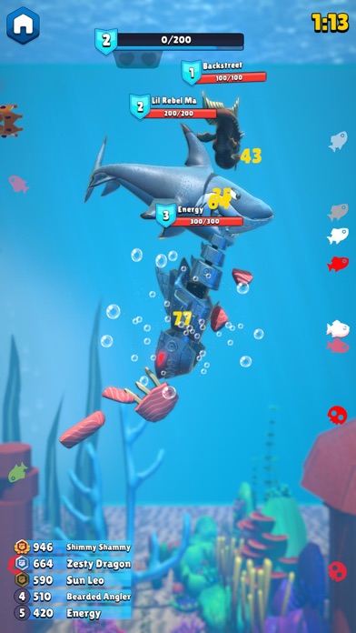 3D FISH PREDATOR GROW FEEDING Screenshot