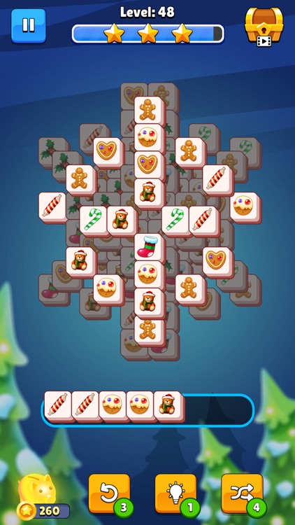 Christmas Mahjong : Match 3 screenshot-3