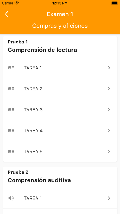 DELE B1 Spanish Examen1 Screenshot