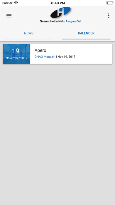 GNAO News App Screenshot