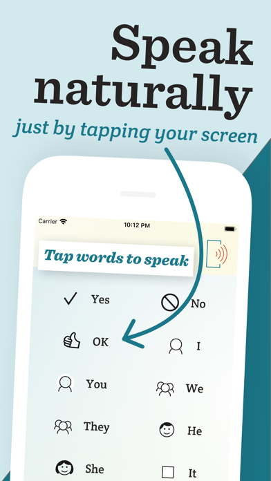 Spoken - Tap to Talk AAC Screenshot