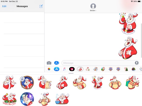 Screenshot #4 pour Christmas Santa Funny Stickers