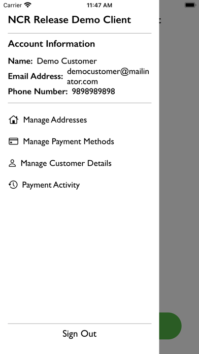 NCR Payments Business Portal Screenshot