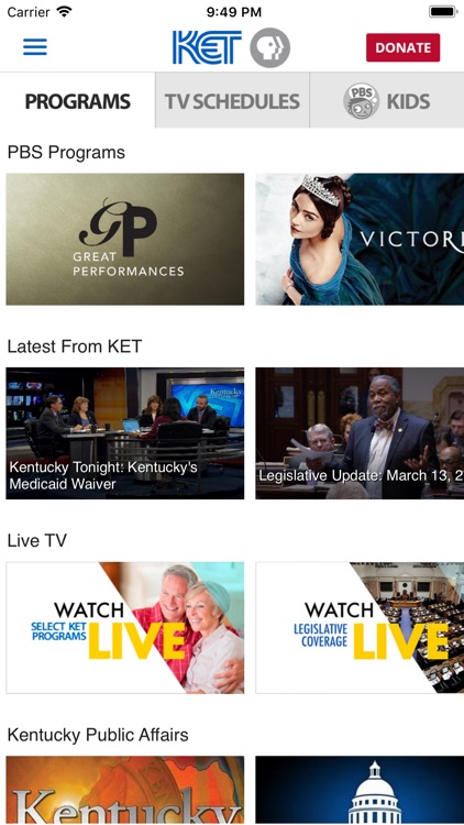 KET - Videos & Schedules