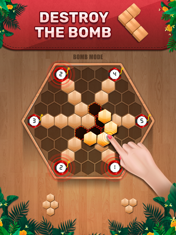 Wooden 100 Block Puzzle Game iPad screenshot 7 - Games app