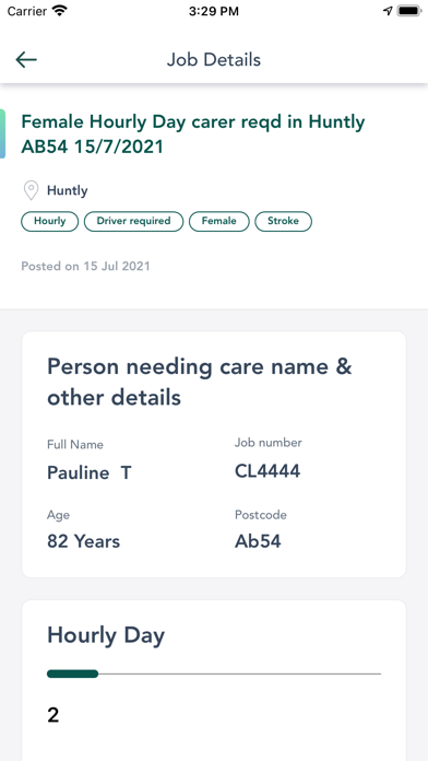 Curam for carers Screenshot