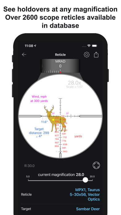 Chairgun Elite Ballistic Tool Screenshot