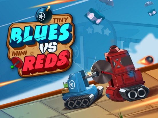 Tiny Blues Vs Mini Reds iPad screenshot 5 - Games app