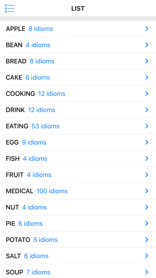 Food & Medical idioms - 1.0.6 - (iOS)