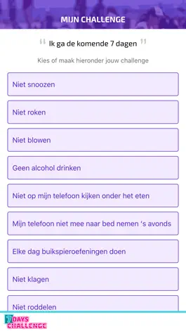Game screenshot 7 days challenge apk