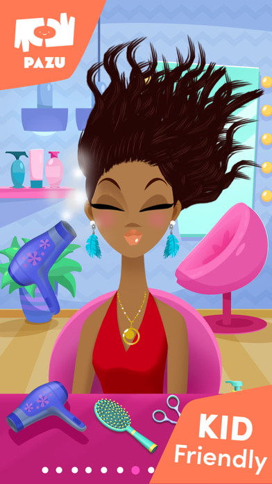 Screenshot #3 pour Jeux salon de coiffure filles