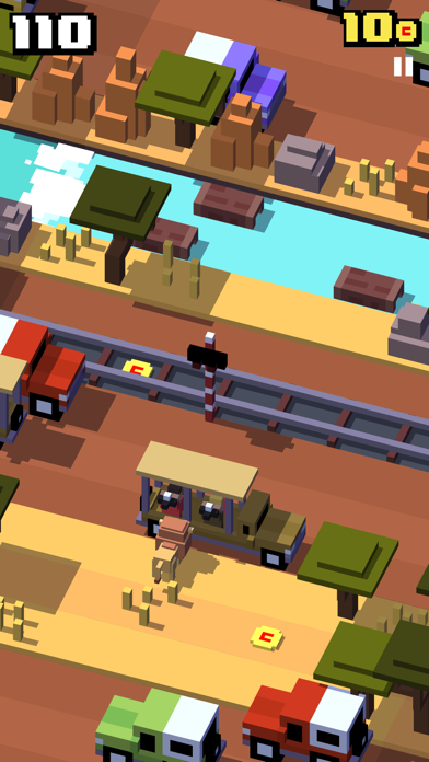 Screenshot from Crossy Road+