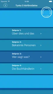 tyska 3 hörförståelse iphone screenshot 1