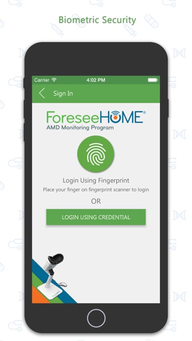 ForeseeHome Patient Screenshot