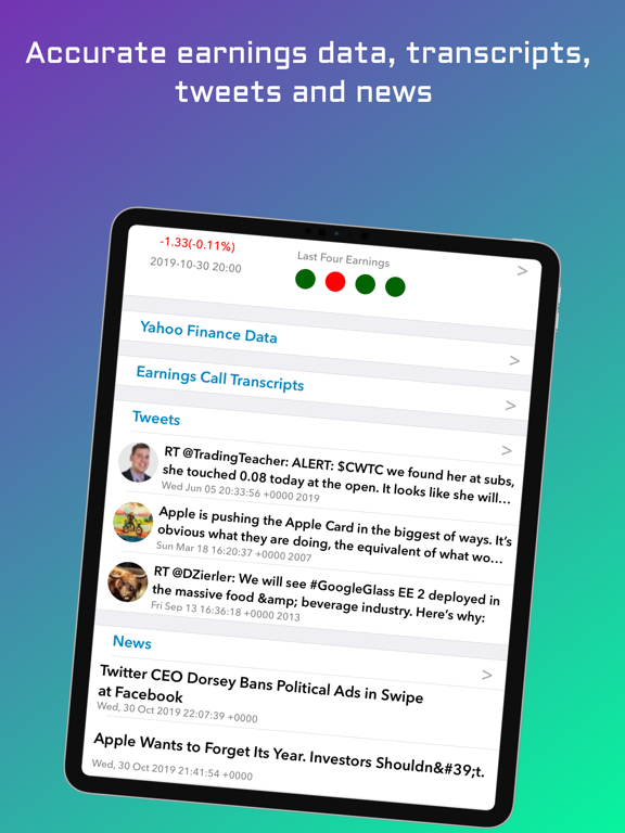 Screenshot #6 pour EarningShark-Earnings Calendar
