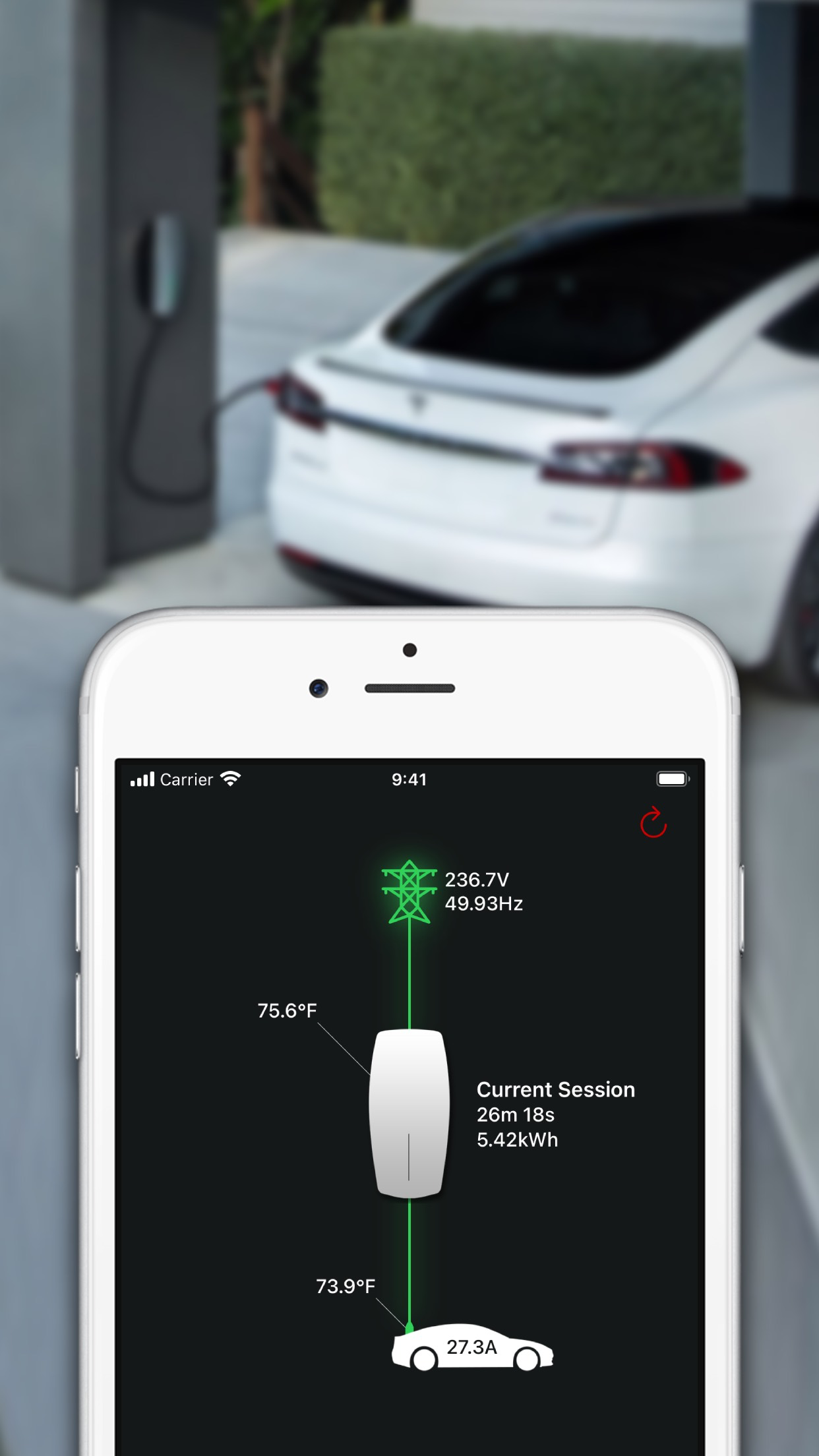 Wall Monitor for Tesla