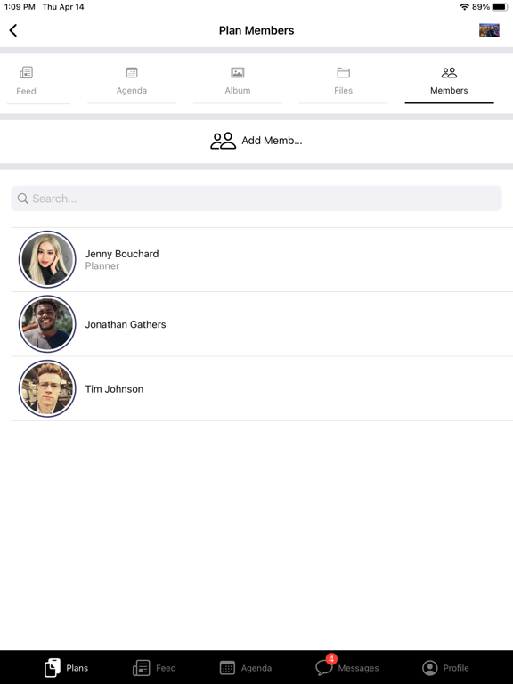 GroupNag iPad screenshot 6 - Productivity app