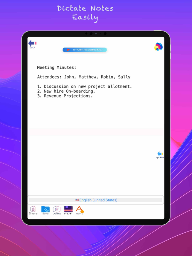 Speech to Text : Voice to Text Screenshot