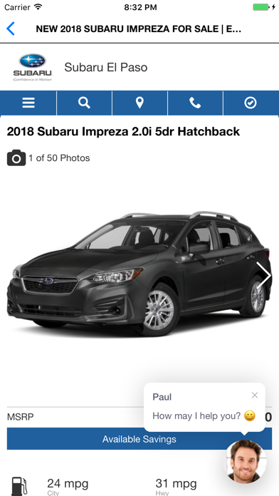 Subaru El Paso Screenshot