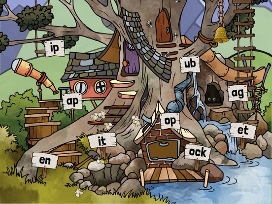 Hideout: Early Reading iPad screenshot 1 - Education app