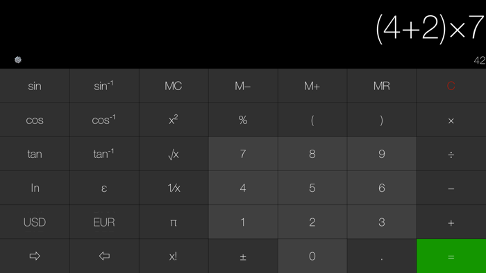 My Calculator incl. currency