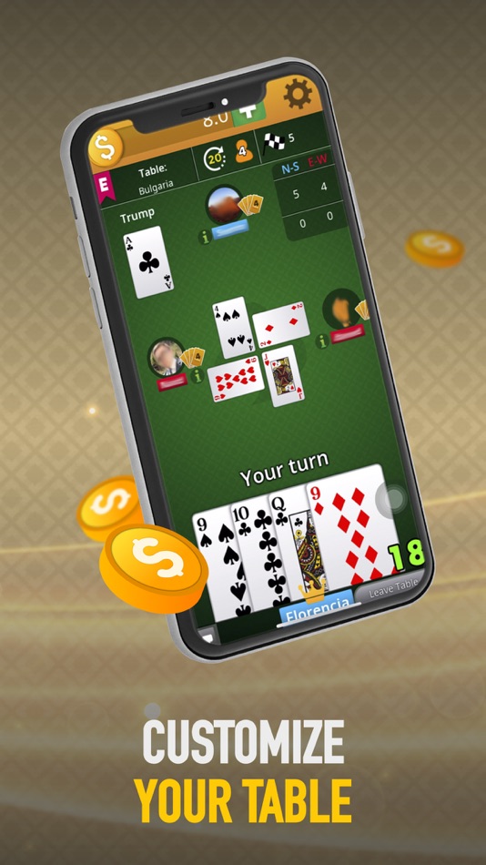 #1. Hokm حكم Card Game (iOS) By: Web2mil S.A.