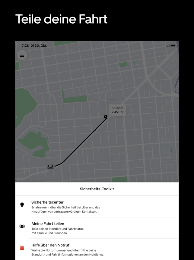 ‎Uber - Fahrt bestellen Screenshot