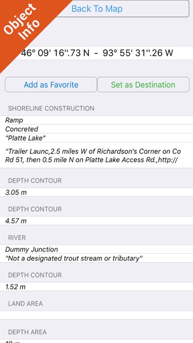 Screenshot #2 pour Minnesota Lakes Fishing Charts