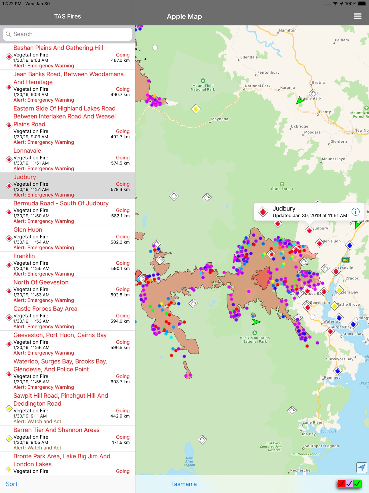 Screenshot 4 of TAS Fires