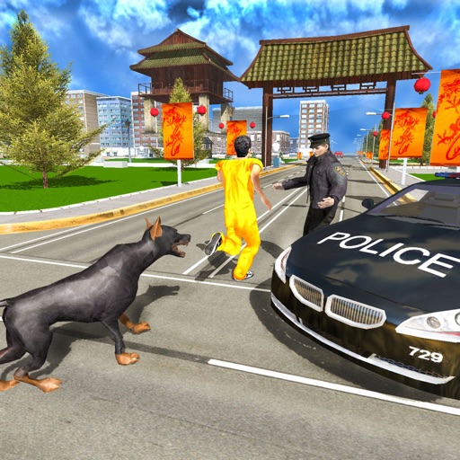 US Police Dog Crime City Chase icon