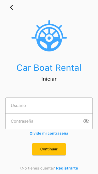 Car Boat Rental Screenshot