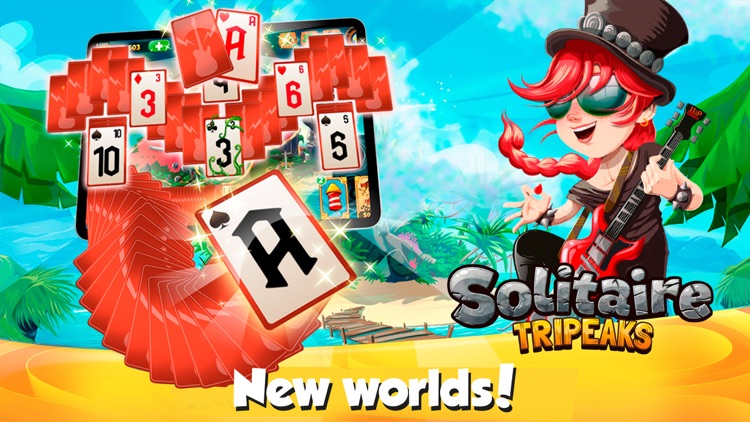 Solitaire Tripeaks Lost Worlds