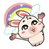 Rabbit Pun Funny Stickers delete, cancel