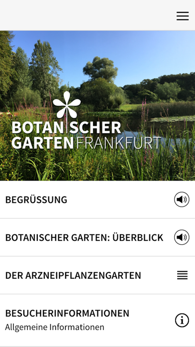 Botanischer Garten Frankfurt Screenshot