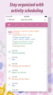 baby tracker pro (newborn log) iphone screenshot 2