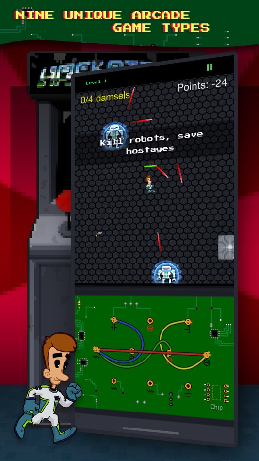 #6. Hack Arcade (iOS) Podle: Driven Catalyst