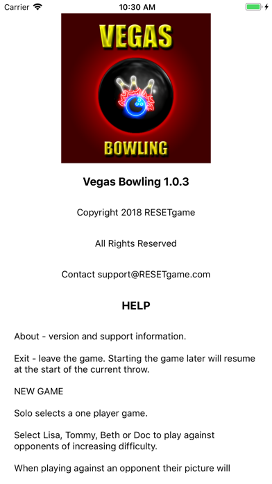 Vegas Bowling Watch screenshot 2