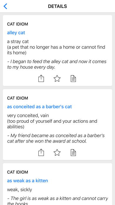 Animal & Food idioms Screenshot