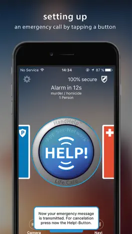 Game screenshot HandHelp-Life Care Notruf App apk