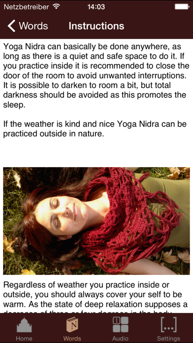 Yoga Nidra Screenshot