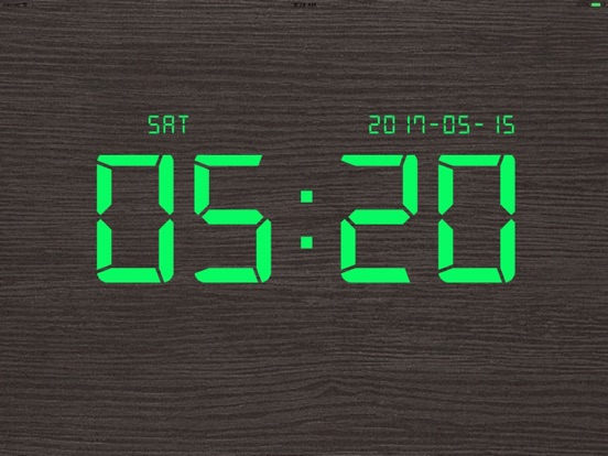 Digital Clock - Bedside Alarm iPad screenshot 4 - Lifestyle app