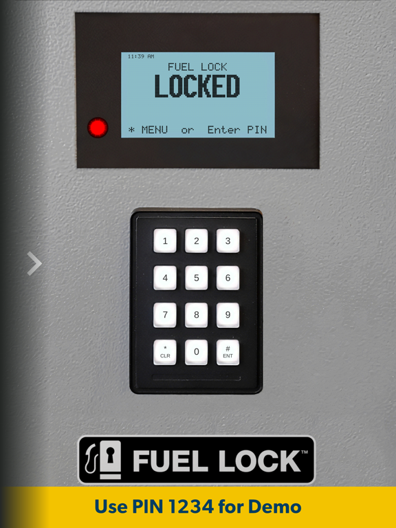 Screenshot #4 pour Fuel Lock Device Demo