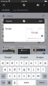 VisiMarks: Bookmark Manager screenshot