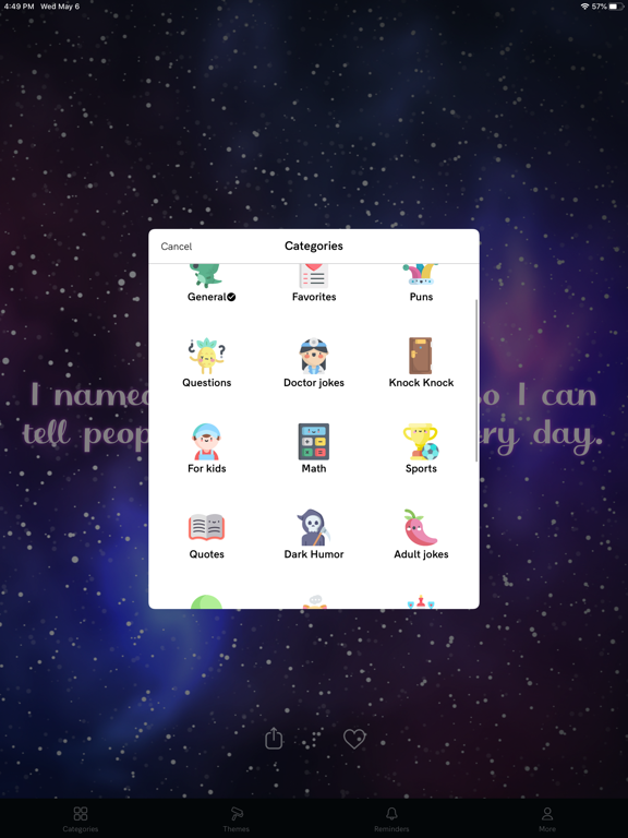 Laugh My App Off - Funny Jokes iPad screenshot 5 - Entertainment app