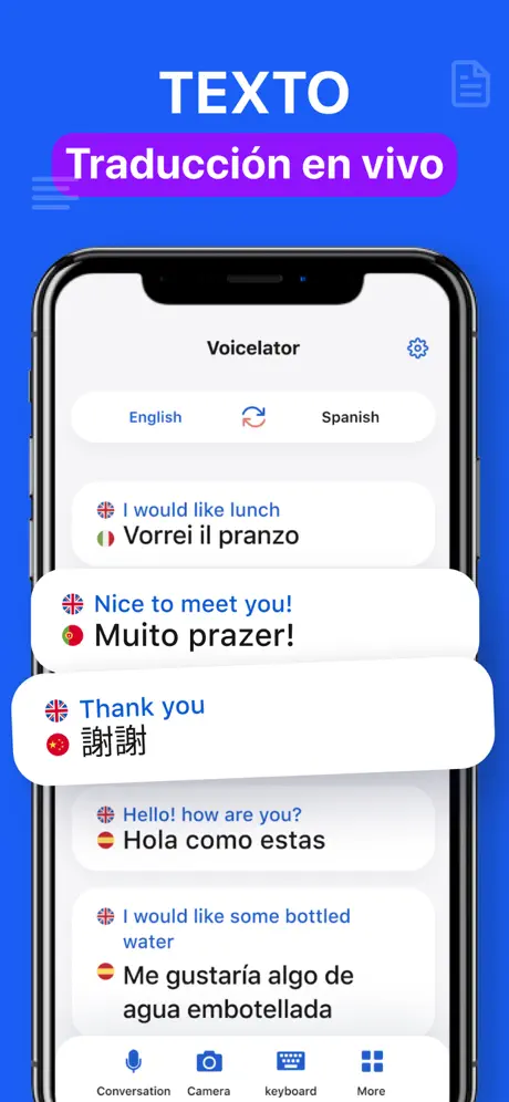 Traductor de inglés a español