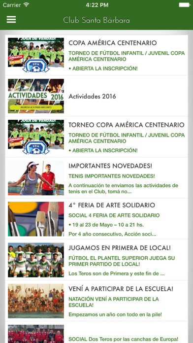 Club Santa Bárbara Screenshot
